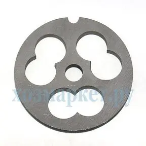 Решетка №4 мантушница (подрезная) для мясорубки Аксион